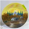 Image 1 : ORIGINAL ARTIST PAINTED GOLD PAN NORTHERN CDN