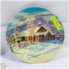 Image 1 : ORIGINAL ARTIST PAINTED GOLD PAN NORTHERN CDN