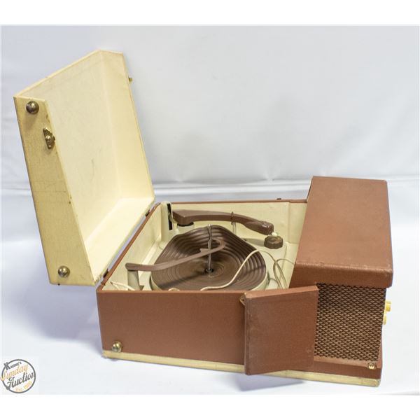 1950S VIKING PORTABLE RECORD PLAYER