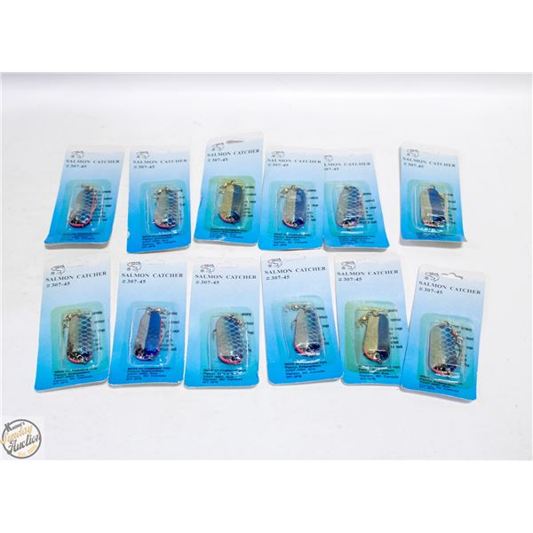 12 NEW ASSORTED FISHING HOOKS JACKFISH/SALMON