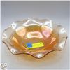 Image 1 : VINTAGE ORANGE CARNIVAL CLASS FRUIT BOWL