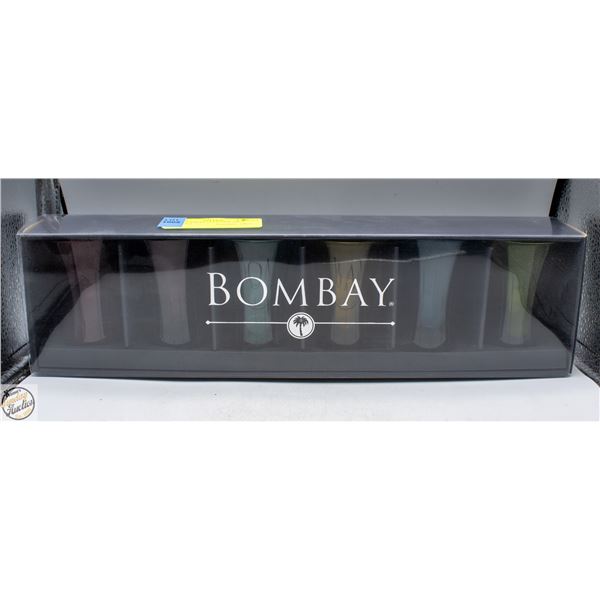NEW BOMBAY 6 COLOUR SHOT GLASSES