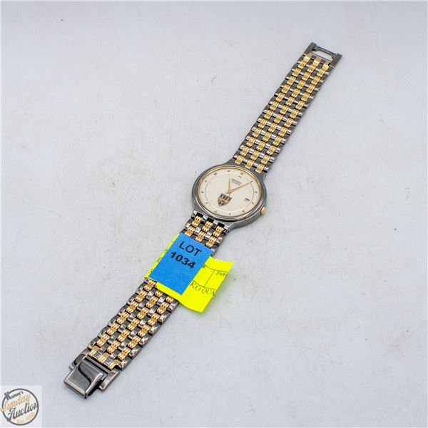 SEIKO QUARTZ MENS WATCH, RUNS