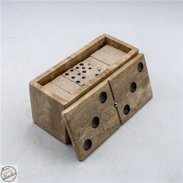 SMALL MARBLE DOMINOES SET