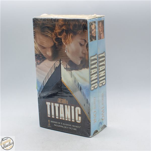 TITANIC MOVIE ON 2 VHS TAPES, FACTORY SEALED