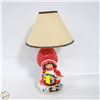 Image 1 : VINTAGE CERAMIC LITTLE SAILING GIRL LAMP