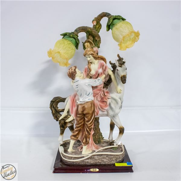 THE NATELIA COLL. HIGH END LAMP 26” TALL