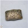 Image 1 : VINTAGE WESTERN STYLE FLORAL BELT BUCKLE