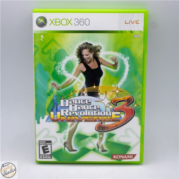 XBOX 360 DANCE DANCE REVOLUTION UNIVERSE 3