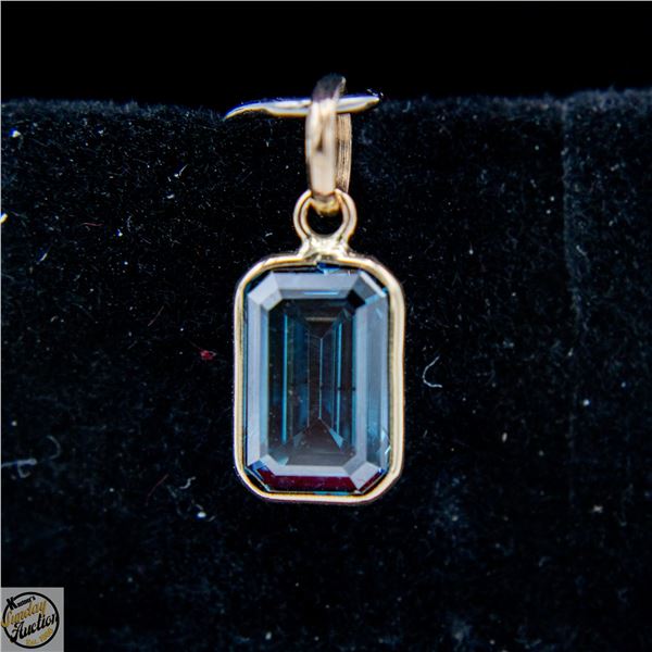 #4424-CUSTOM HAND MADE 2.20 CT BLUE