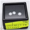 Image 1 : #4439-0.80 CT TW FULL CUT ROUND BRILLIANT