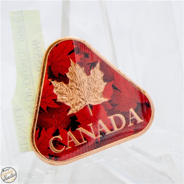 #4445-1 AVDP OUNCE .999 COPPER TRIANGLE
