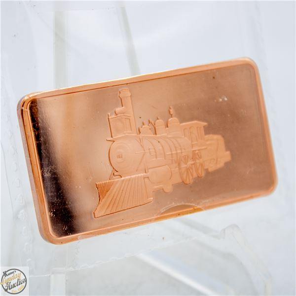 #4445-1 TROY OUNCE .999 COPPER BAR WITH