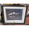 Image 1 : LARGE DUCKS UNLIMITED FRAMED ART