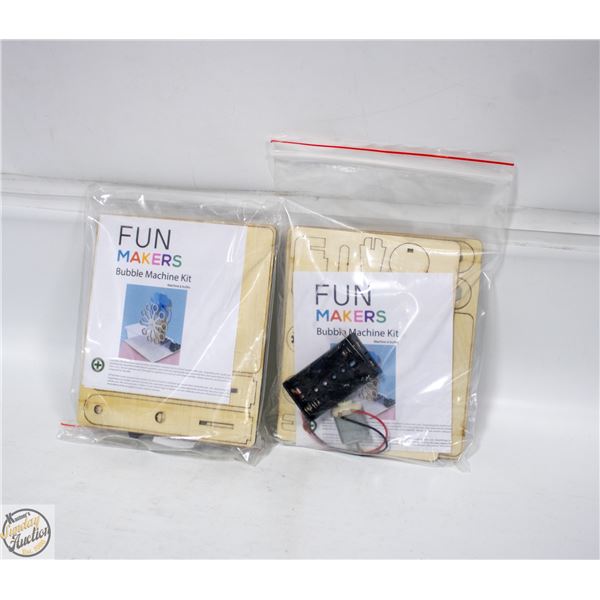 2 X BUBBLE MACHINE BUILDERS KITS