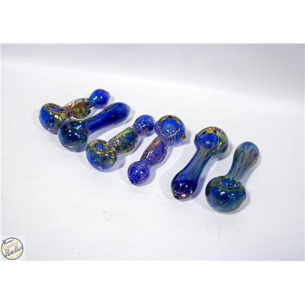 6 X GLASS 420 PIPES
