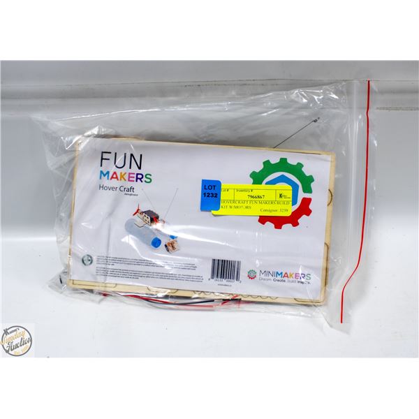 HOVERCRAFT FUN MAKERS BUILD KIT W/MOTORS