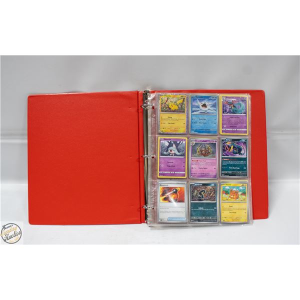 BINDER OF POKEMON CARDS