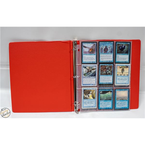BINDER OF MAGIC CARDS