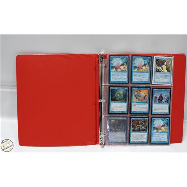 BINDER OF MAGIC CARDS