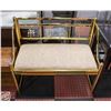 Image 1 : 1980’S HOLLYWOOD REGENCY BRASS BENCH
