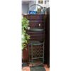 Image 1 : METAL BAKER'S STAND WINE RACK - WROUGHT IRON