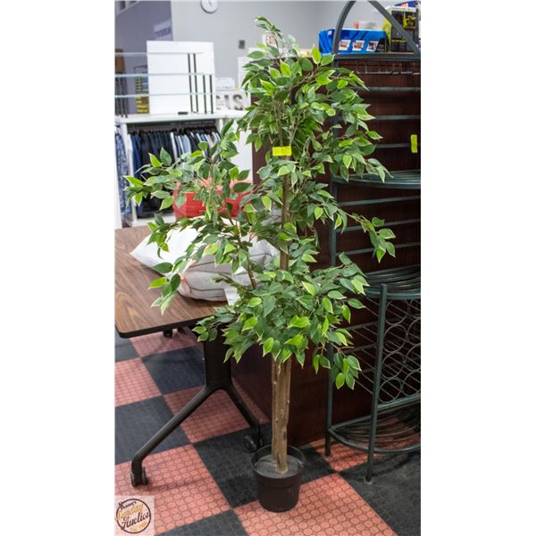 70" TALL ARTIFICIAL TREE IN BLACK CONTAINER