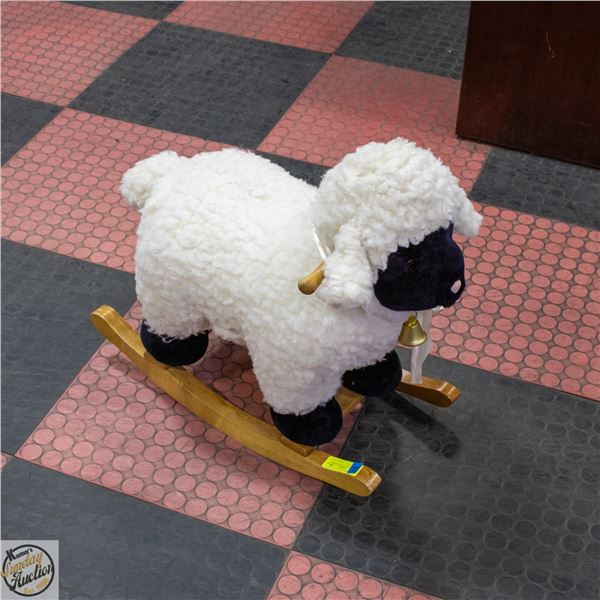 MAKES “BAA” SOUNDS ROCKING LAMB FOR CHILD