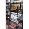 Image 1 : METAL & GLASS DISPLAY SHELF 60"X37"X15"