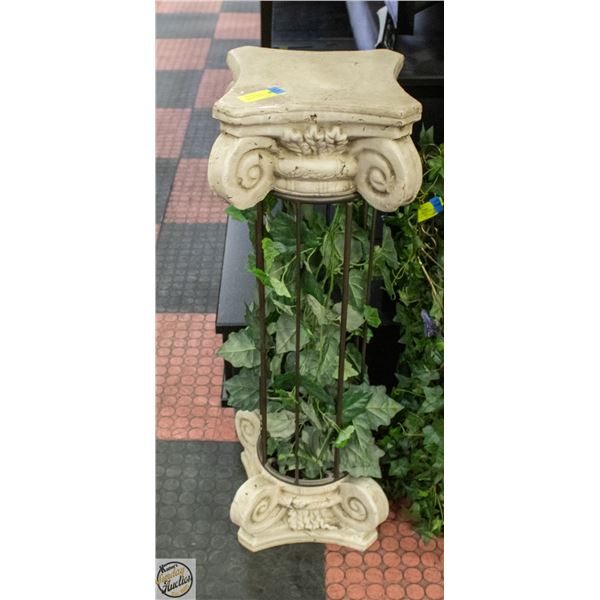 OPEN METAL COLUMN PILLAR STAND H-36"