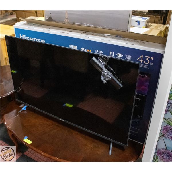 HISENSE TV MODEL 43A4KV