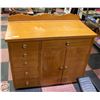 Image 1 : OAK WOOD CABINET 32"X43"X22"