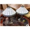Image 1 : PAIR OF TIFFANY STYLE TABLE LAMPS