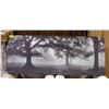 Image 1 : FOREST ART PRINT ON CANVAS 22.5" X 55.5"