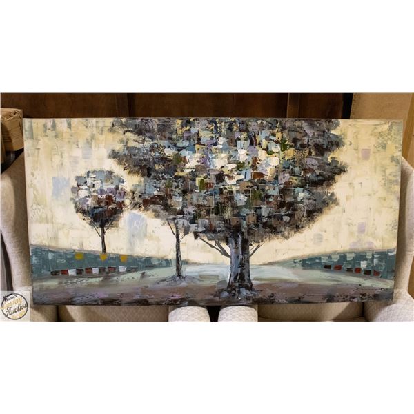 ART ON CANVAS 24" X 47.5"