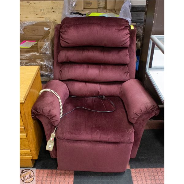 ESTATE BURGUNDY POWERED MICROFIBER LIFT