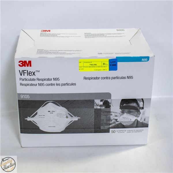 #9105 VFLEX RESPIRATOR MASKS 3M N95