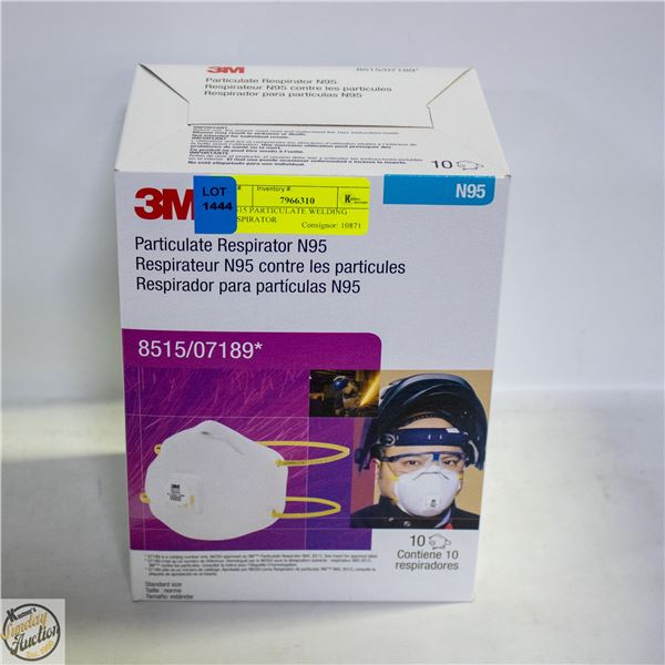 #8515 PARTICULATE WELDING RESPIRATOR