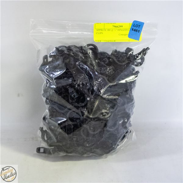 APPROX 180 @ ½” HINGED GARDEN CLIPS