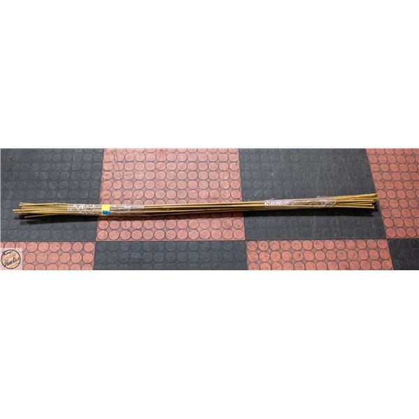 15 PER PKG 4’ BAMBOO PLANT STAKES
