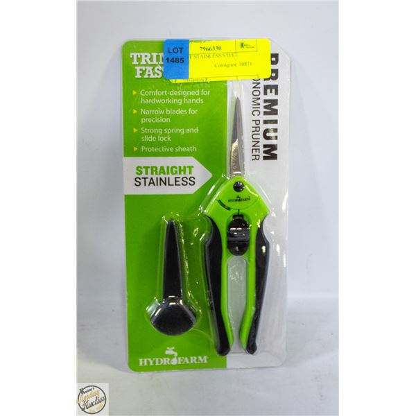 STRAIGHT STAINLESS STEEL PRUNER
