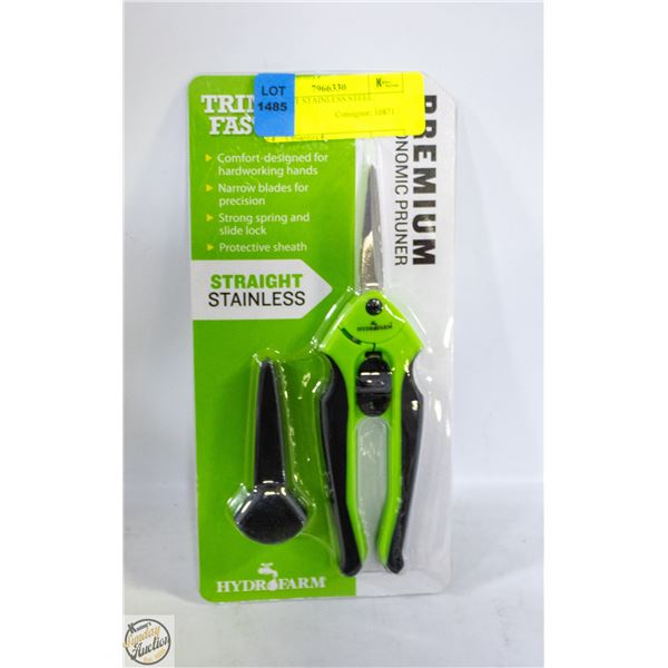 STRAIGHT STAINLESS STEEL PRUNER