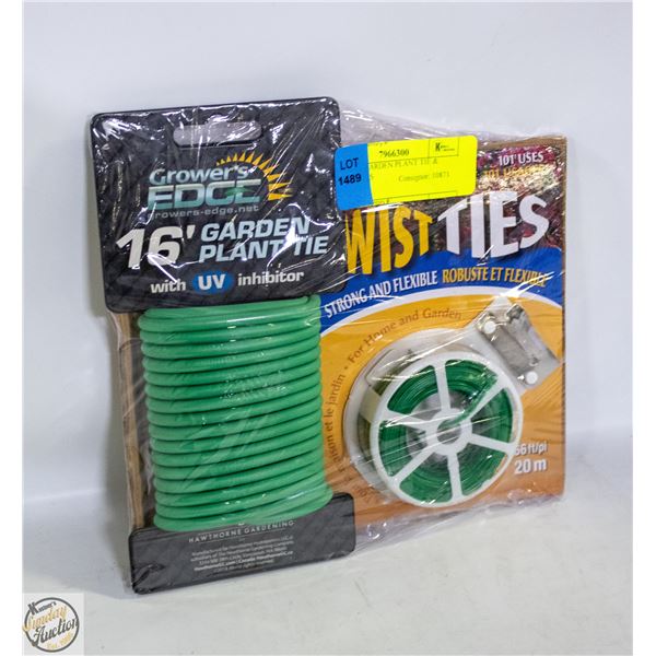 16’ & 66’ GARDEN PLANT TIE & TWIST TIES