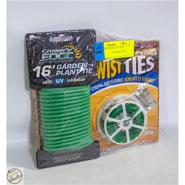 16’ & 66’ GARDEN PLANT TIE & TWIST TIES