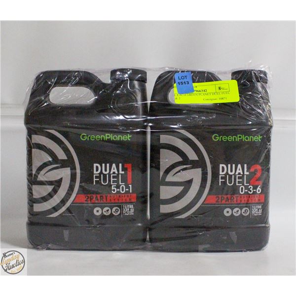 1L EACH GREEN PLANET DUEL FUEL 1 & 2