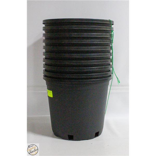 NEW 10 @ 3 GALLON MONDI HARD NURSERY POT