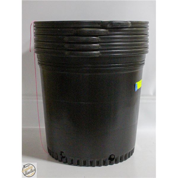 NEW 5 @ 15 GALLON NURSERY POT