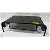 Image 1 : BLACK DESK MONITOR STAND H-6" W-12" L-20.5"