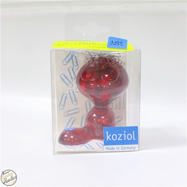 NEW KOZIOL PAPER CLIP MAGNET CURLY MADE IN GERMANY