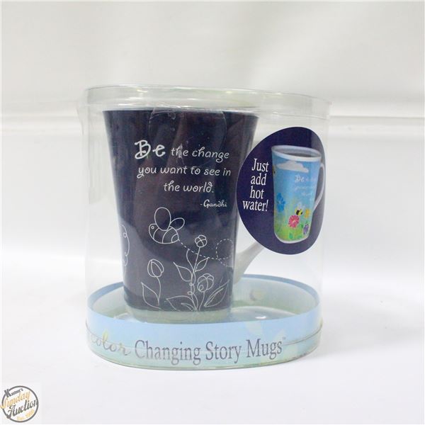 NEW CHANGING STORY MUG "BE THE CHANGE YOU